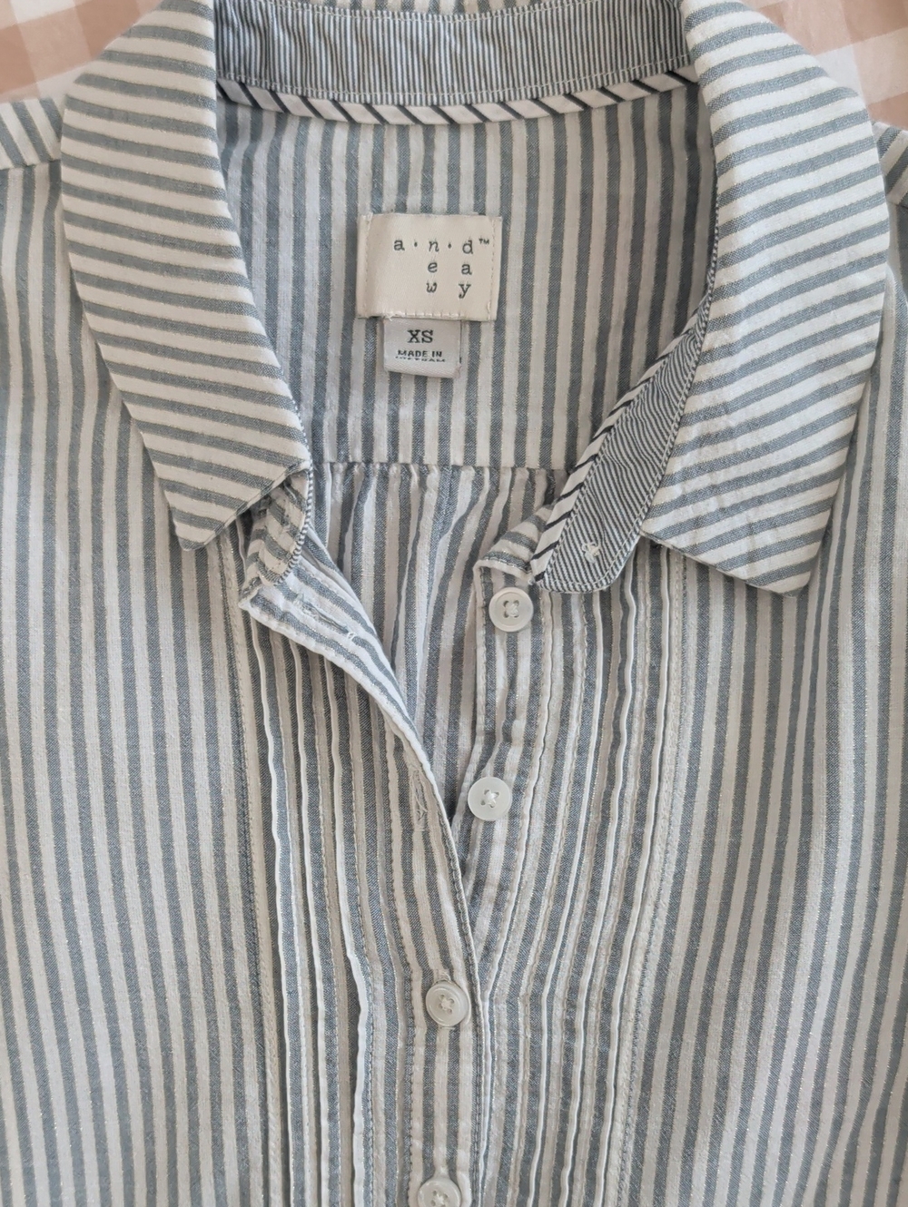 A New Day Button Down Shirt With Adorable Details